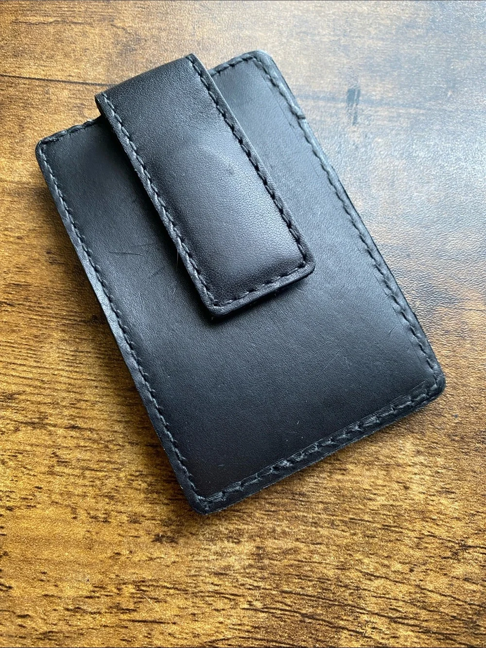 NWT MADEWELL Leather Card Case with Magnet
